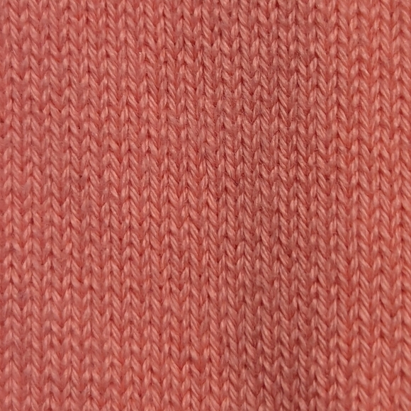 Talbots LP Zip Up Cardigan pink salmon vintage partial ribbing - Picture 5 of 9